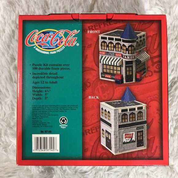 Vintage Coca-Cola 'Five & Dime' 3D Collectible Foam Puzzle - Picture 5 of 10